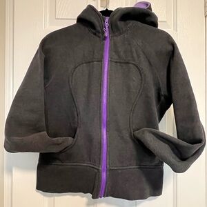 lululemon athletica Grey Hoodie with Purple Zip